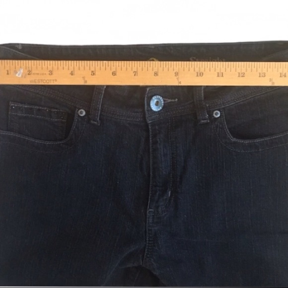 Jordache Black Straight Leg Jeans Size 10 - Picture 6 of 7